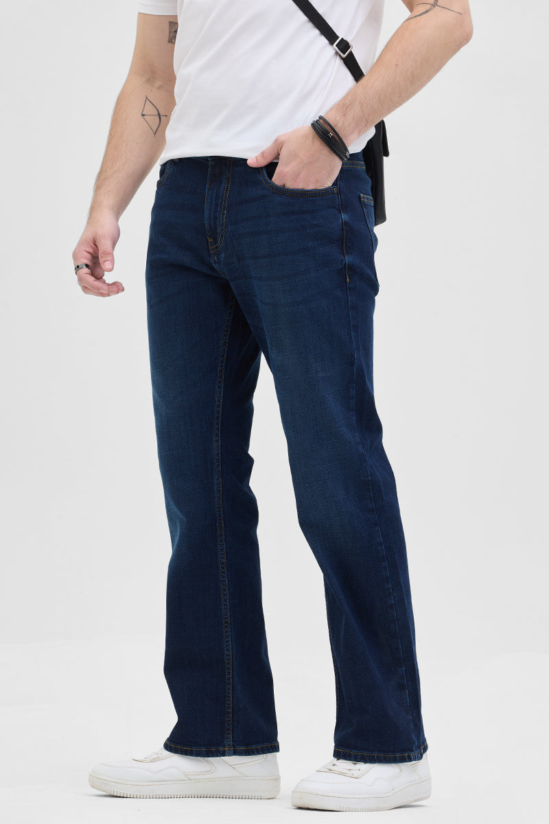 Navy Bootcut Jeans