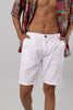 Romano White Shorts