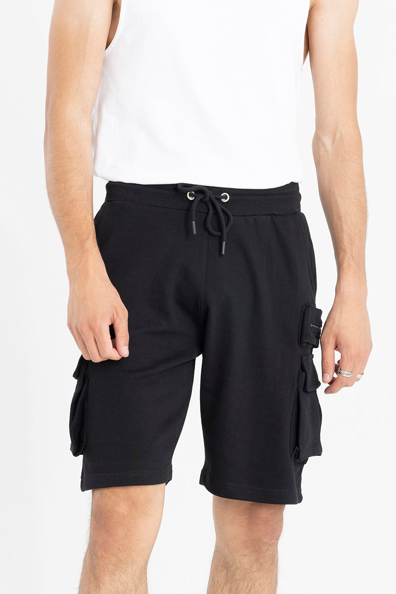 Pace Black Shorts