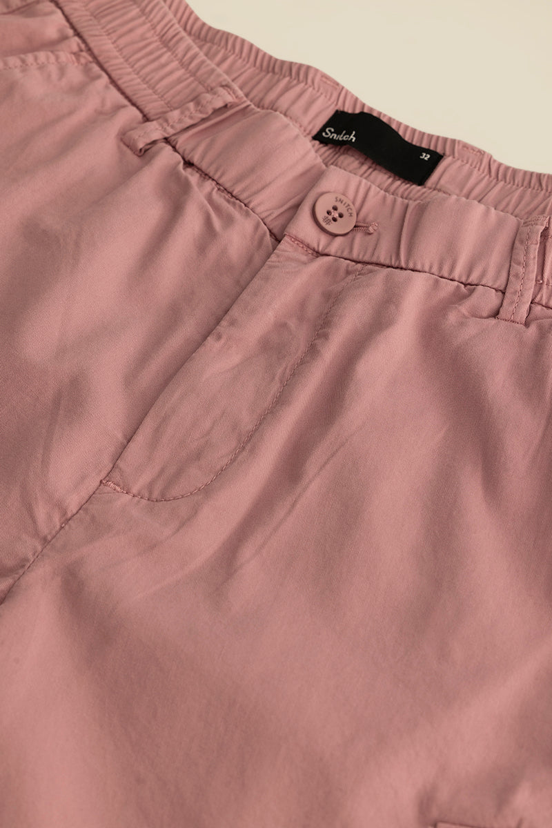 Rampage Pink Cargo Shorts