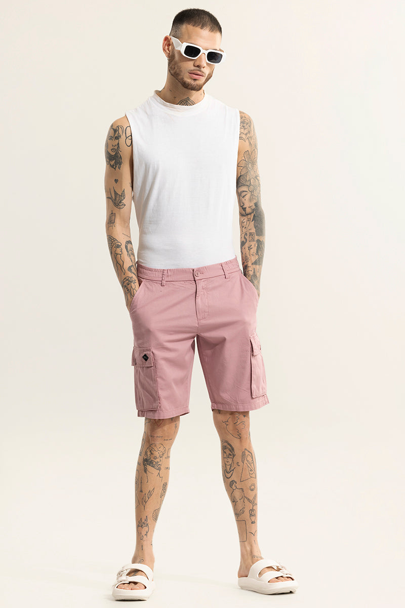 Rampage Pink Cargo Shorts