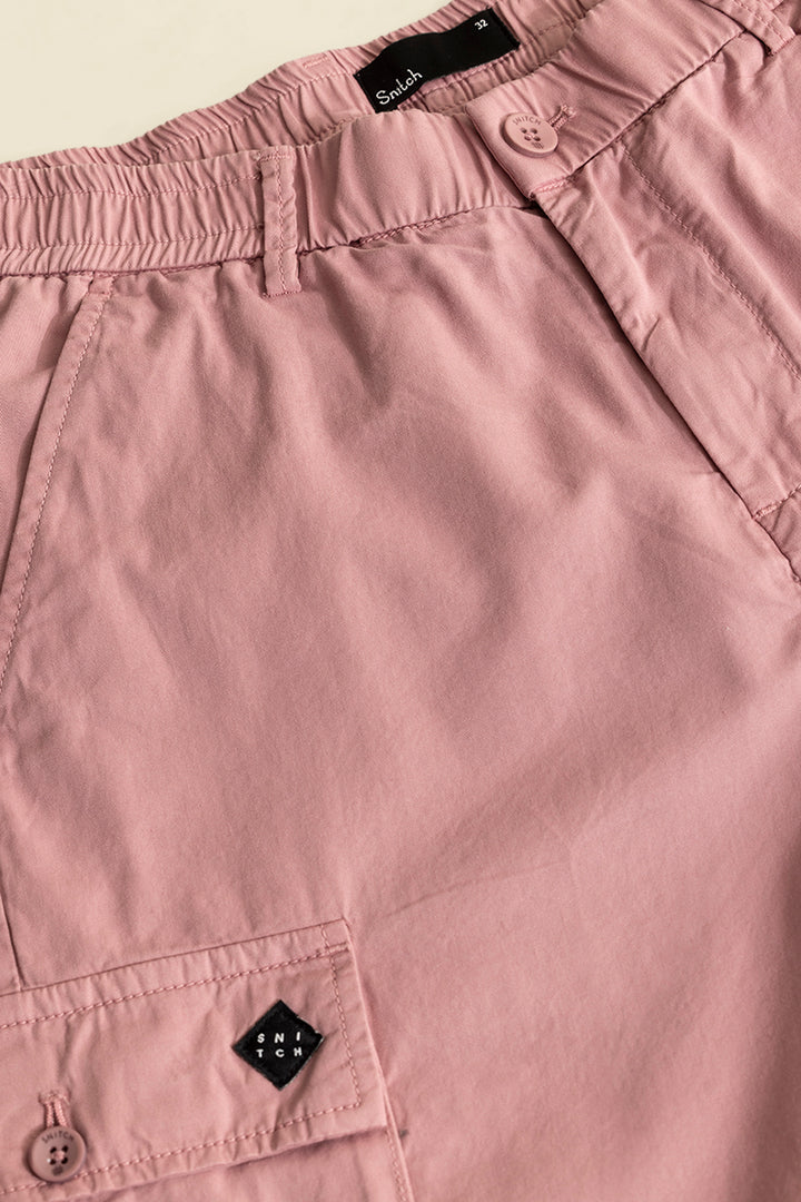 Rampage Pink Cargo Shorts