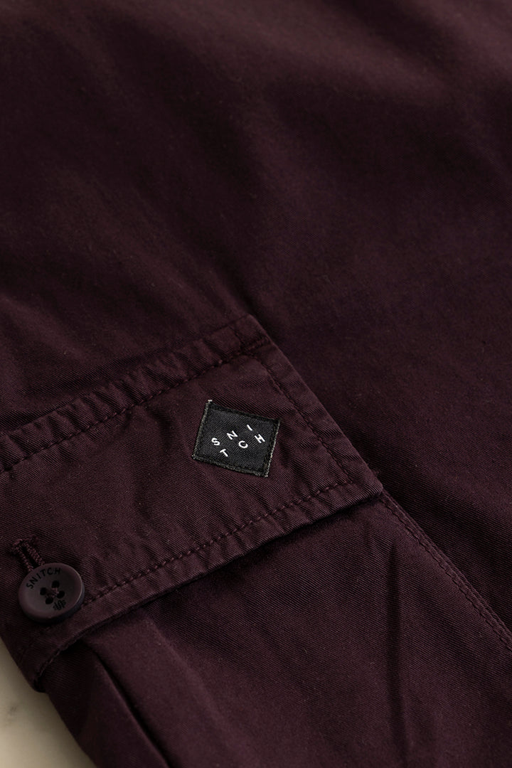 Rampage Burgundy Cargo Shorts