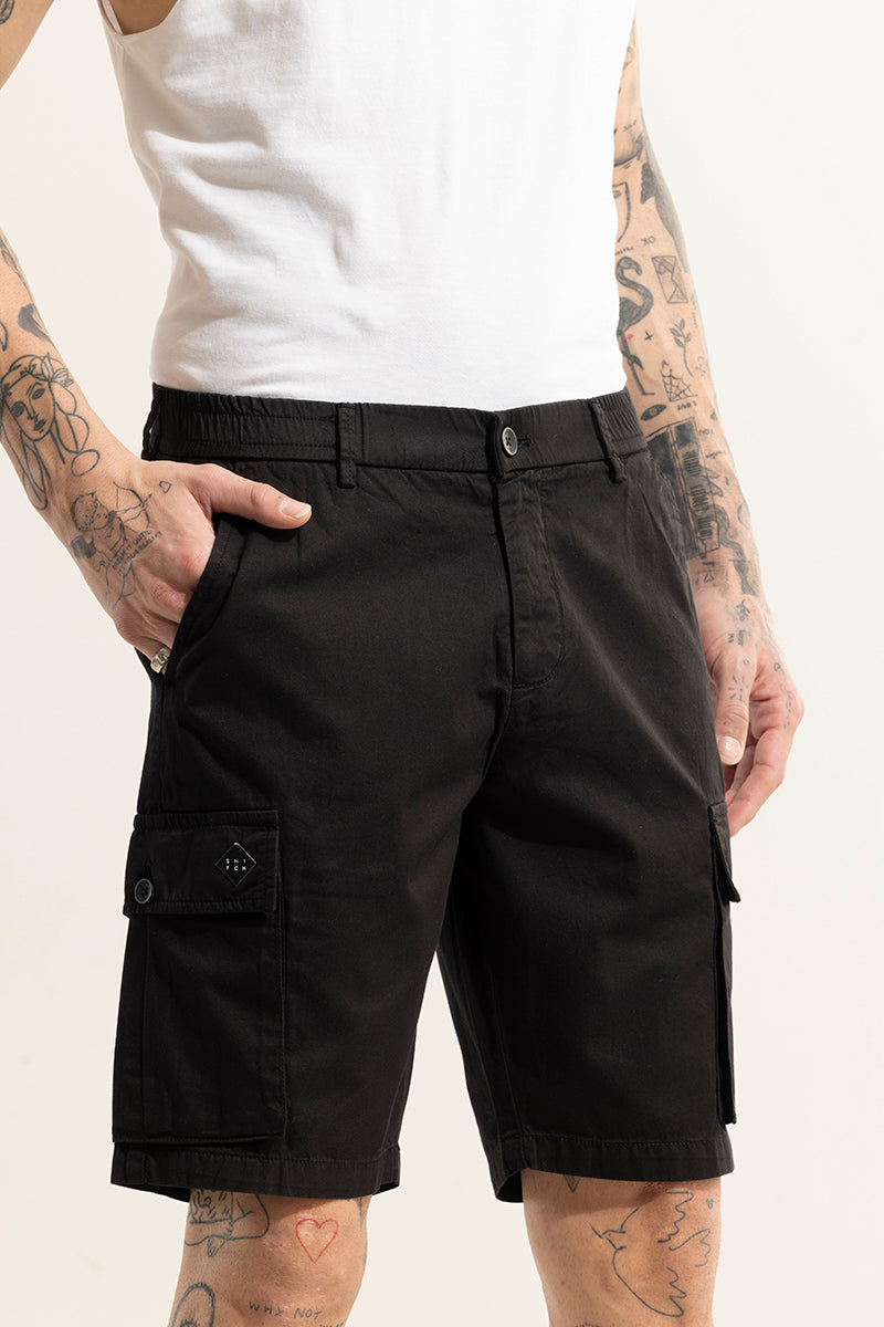 Rampage Black Cargo Shorts