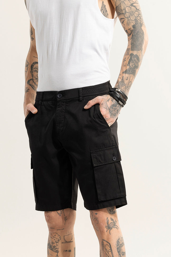 Rampage Black Cargo Shorts