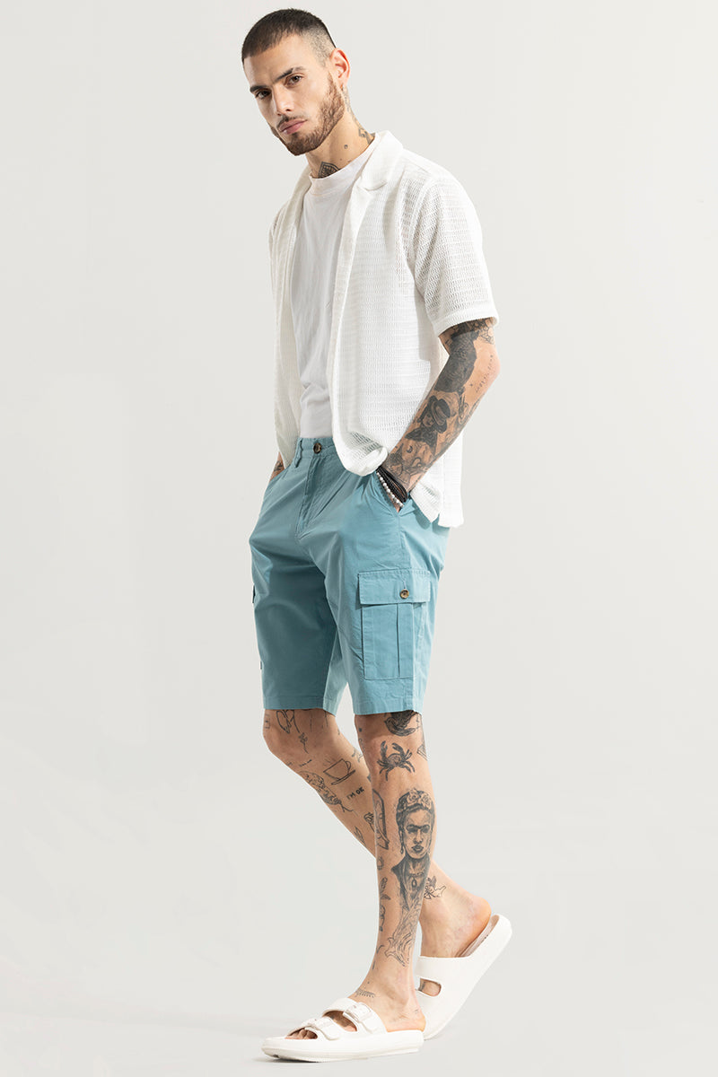 Basic Breeze Blue Shorts