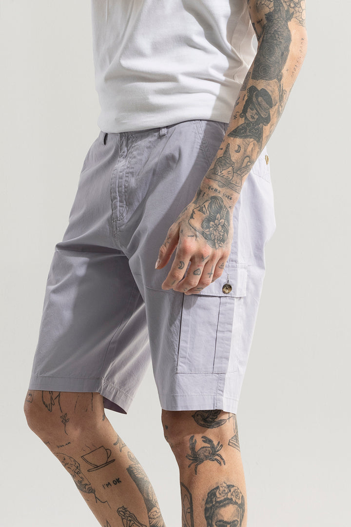 Basic Breeze Light Grey Shorts