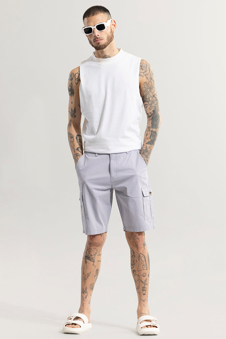 Basic Breeze Light Grey Shorts