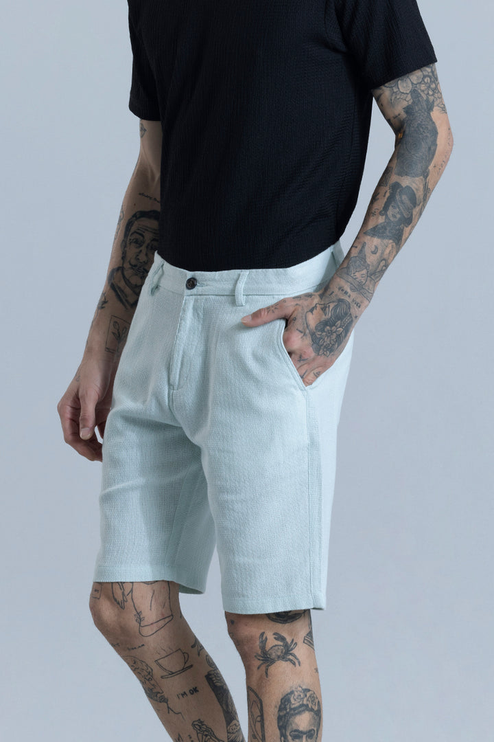 Streamlined Mint Green Shorts