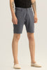 Viviane Grey Plain Regular Fit Shorts