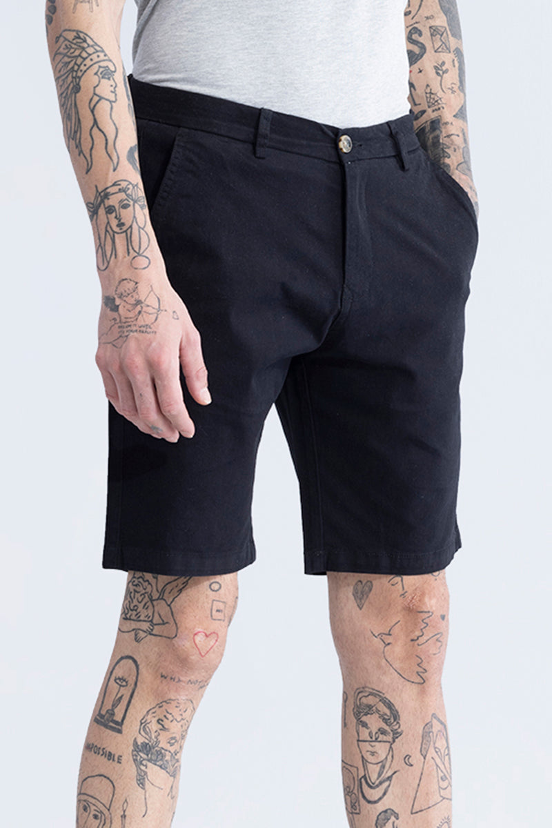 Elite Attire Black Shorts