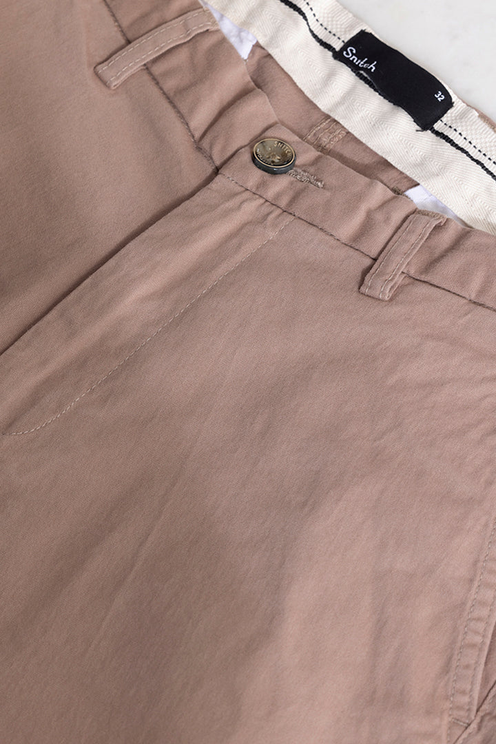 Elite Attire Beige Shorts