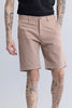 Elite Attire Beige Shorts