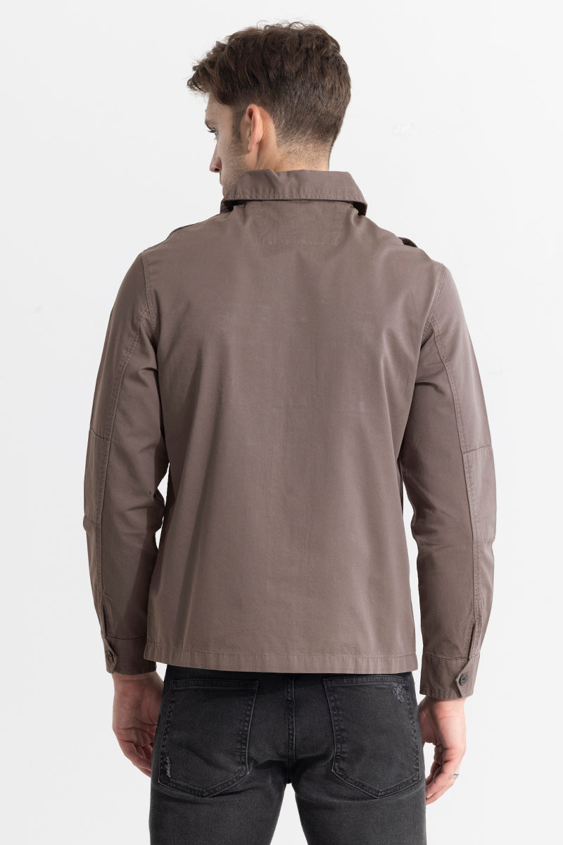 WingFlap Ash Grey Overshirt