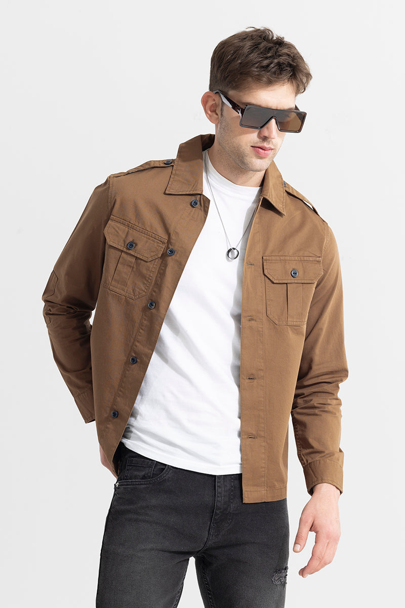 WingFlap Khaki Overshirt