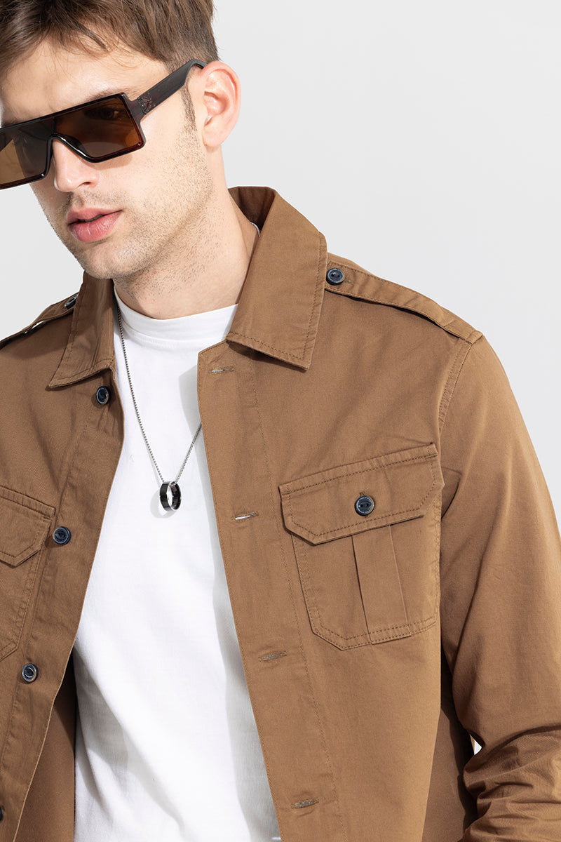 WingFlap Khaki Overshirt