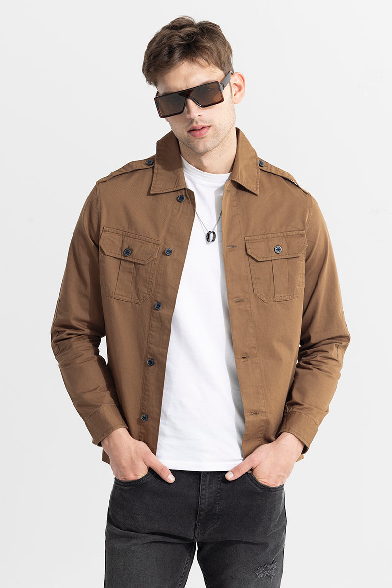 WingFlap Khaki Overshirt