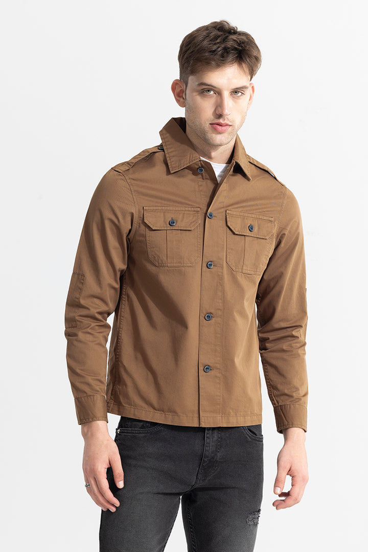 WingFlap Khaki Overshirt