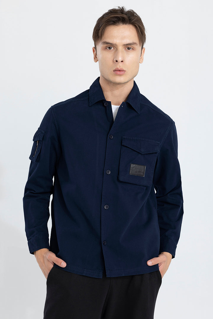 Roxie Blue Overshirt