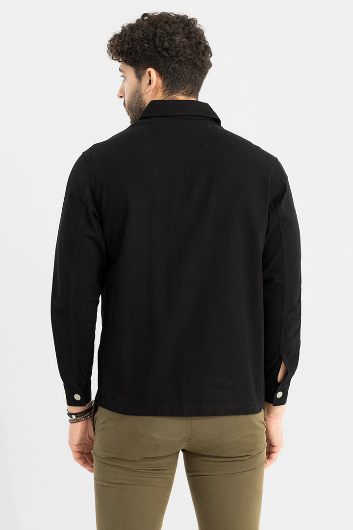 Enthuse Black Overshirt