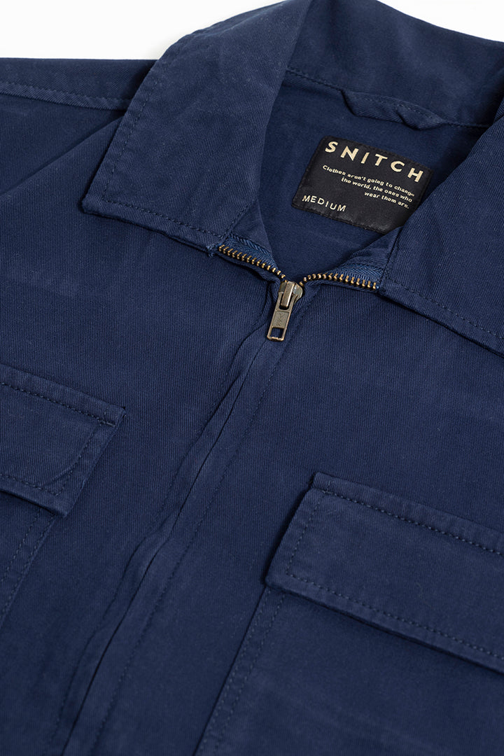 Buy Men's Drifter Navy Overshirt Online | SNITCH