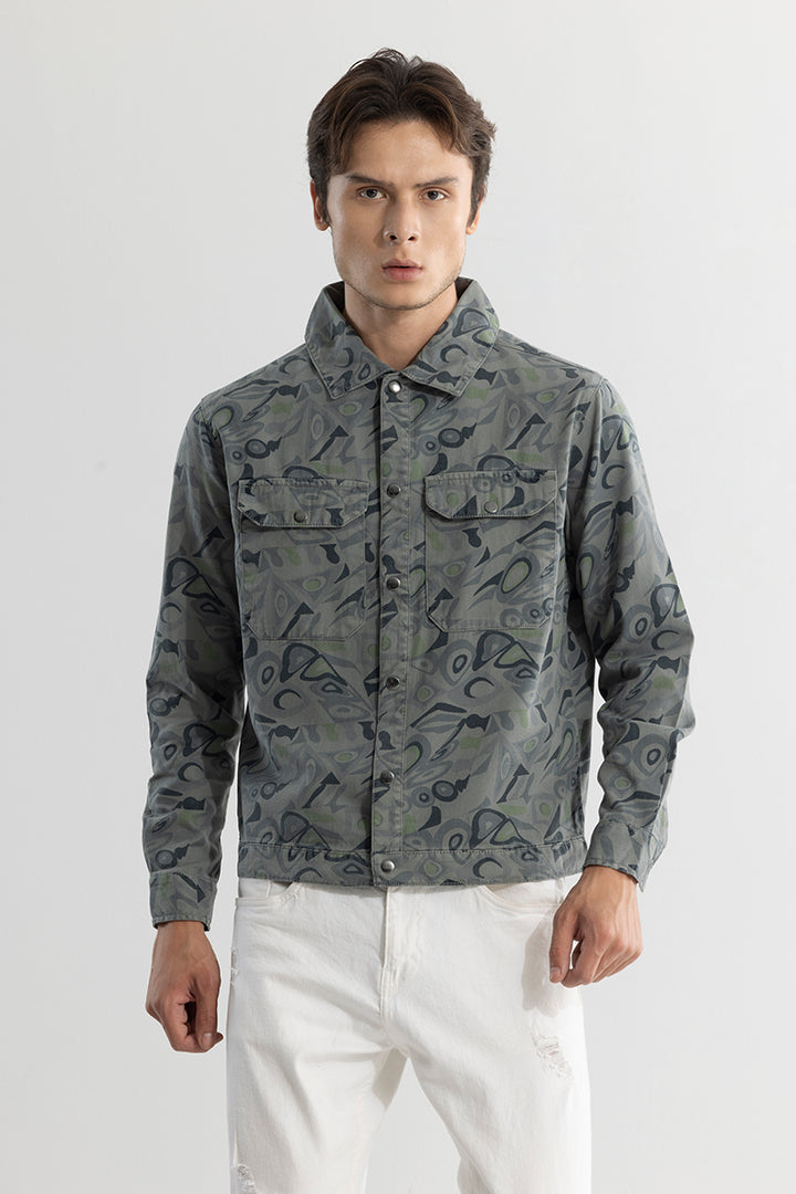 Concept Shape Green Overshirt