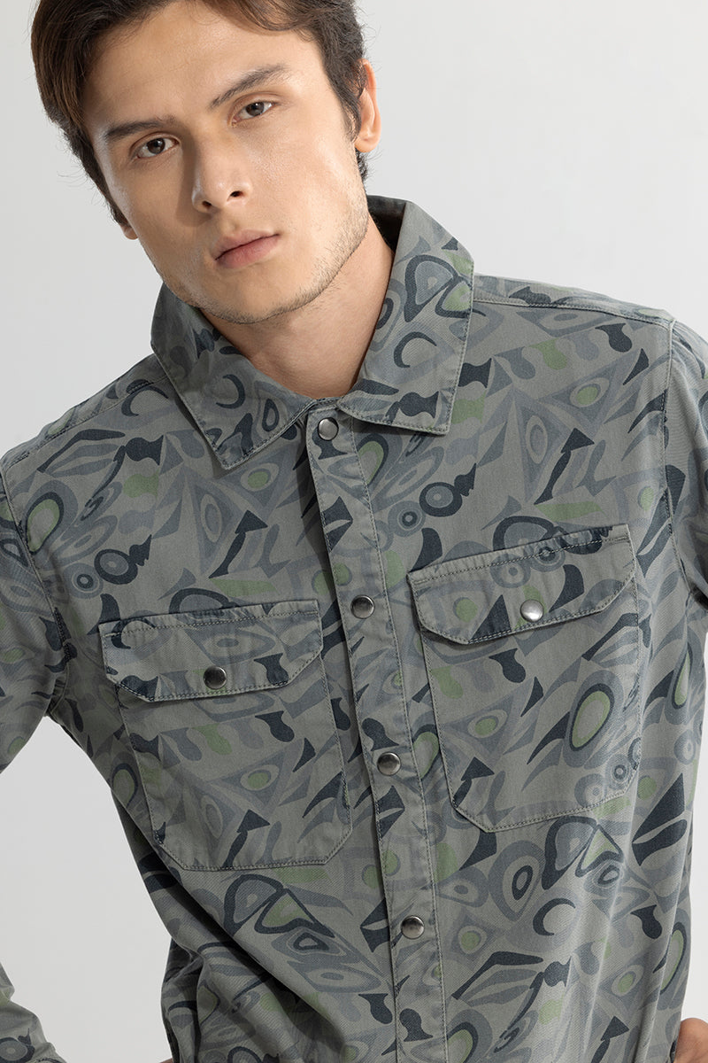 Concept Shape Green Overshirt