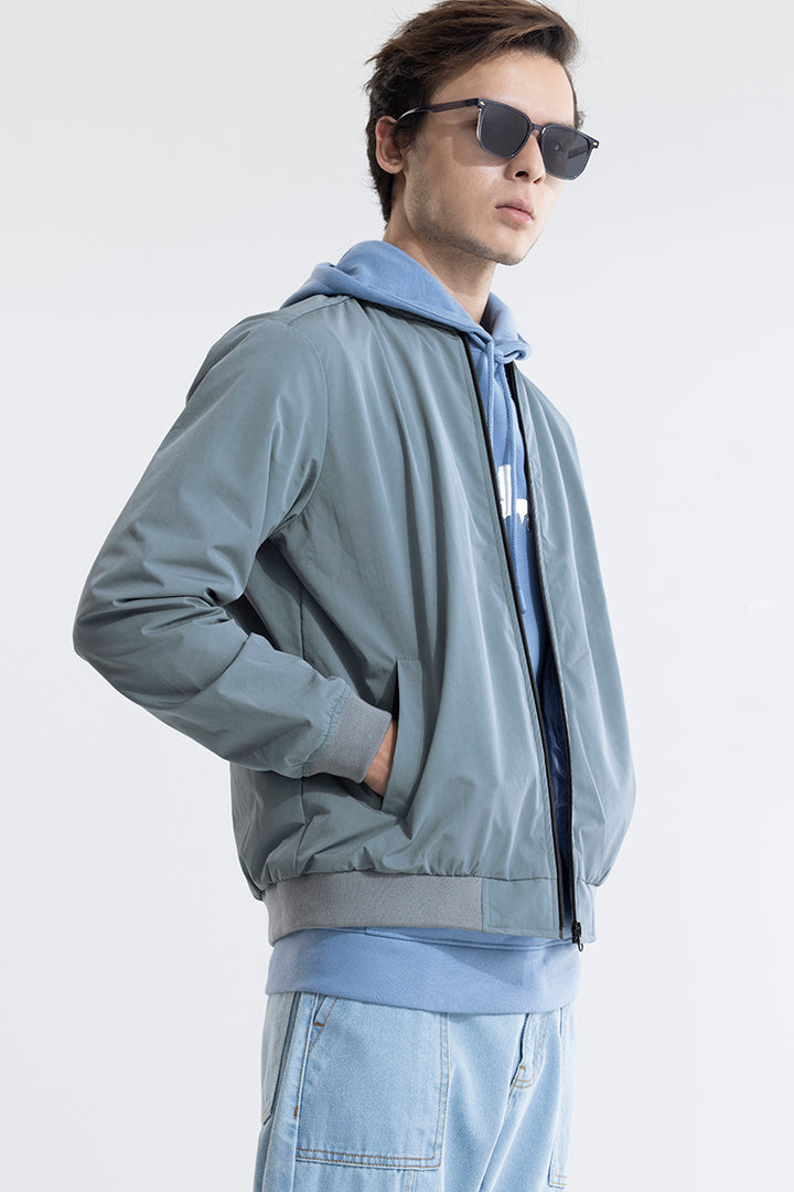 Streetwise Grey Bomber Jacket