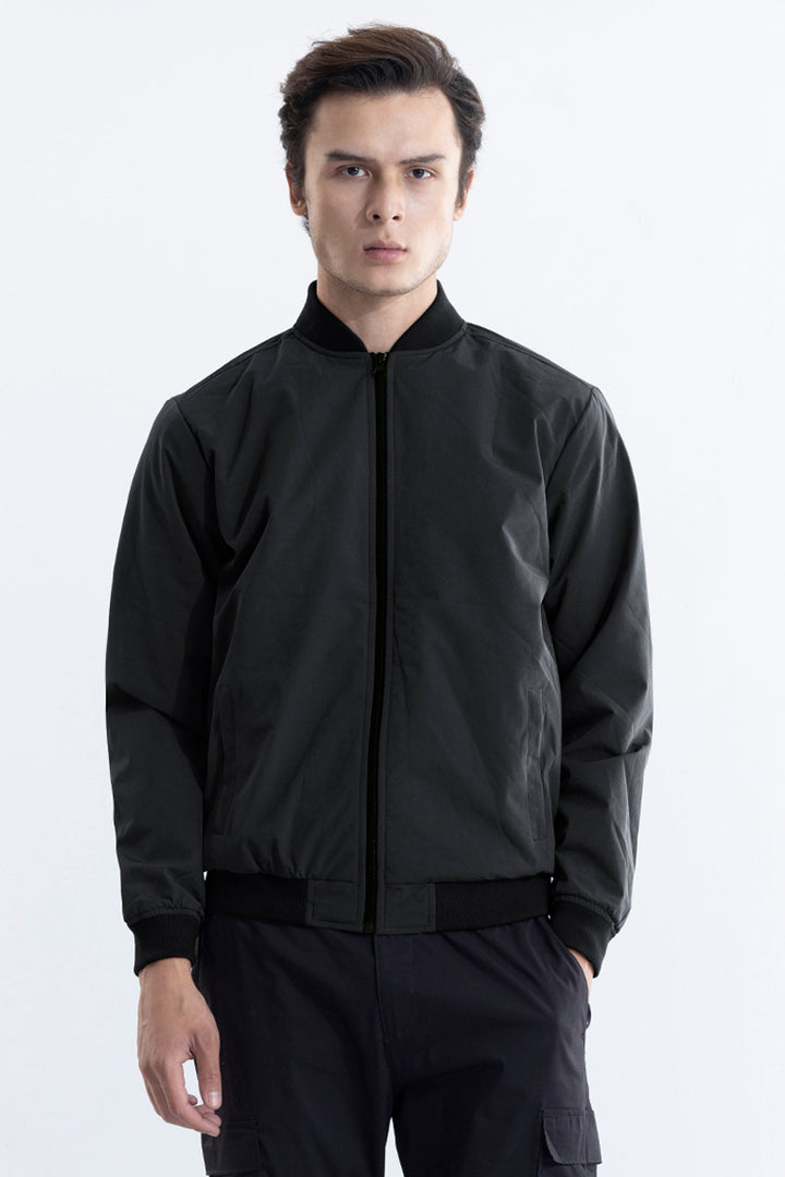 Streetwise Black Bomber Jacket