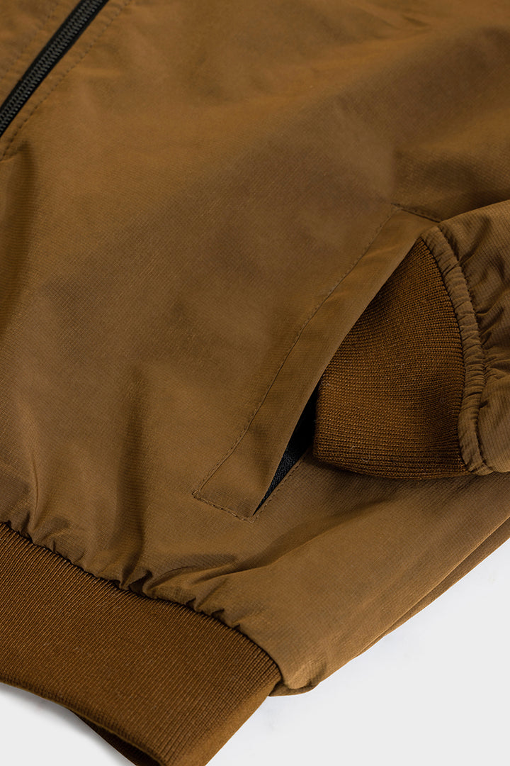 Streetwise Tan Brown Bomber Jacket