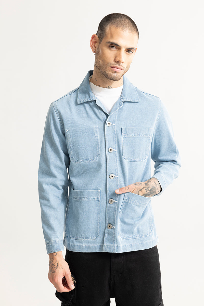 Genie Ice Blue Denim Jacket