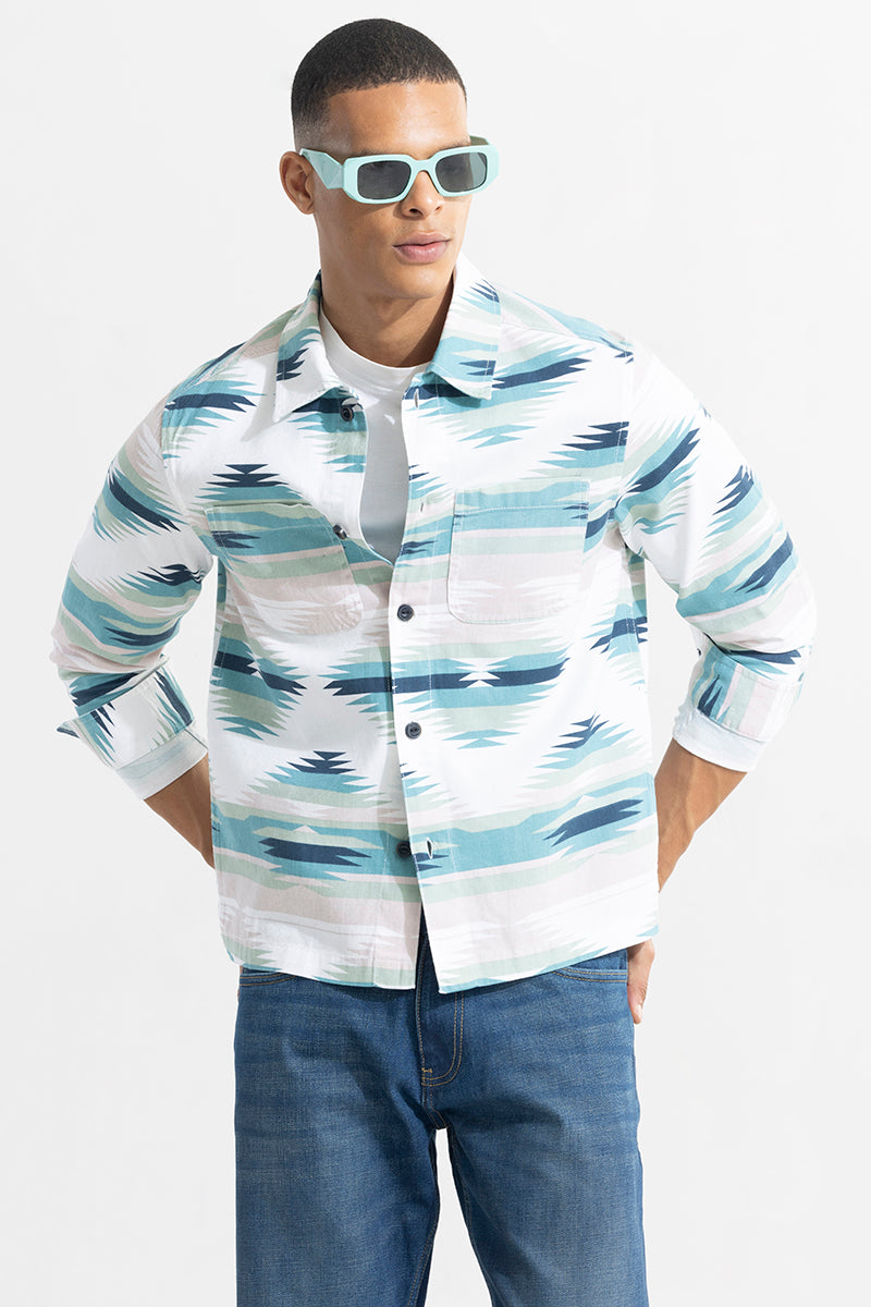 Sharpy Blue Overshirt