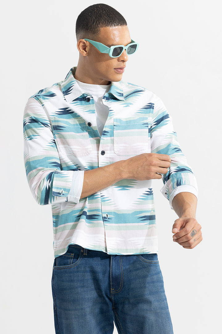 Sharpy Blue Overshirt