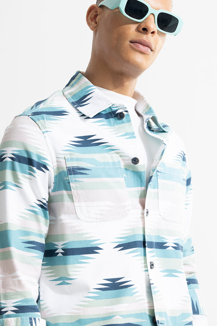 Sharpy Blue Overshirt