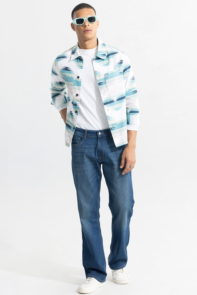 Sharpy Blue Overshirt