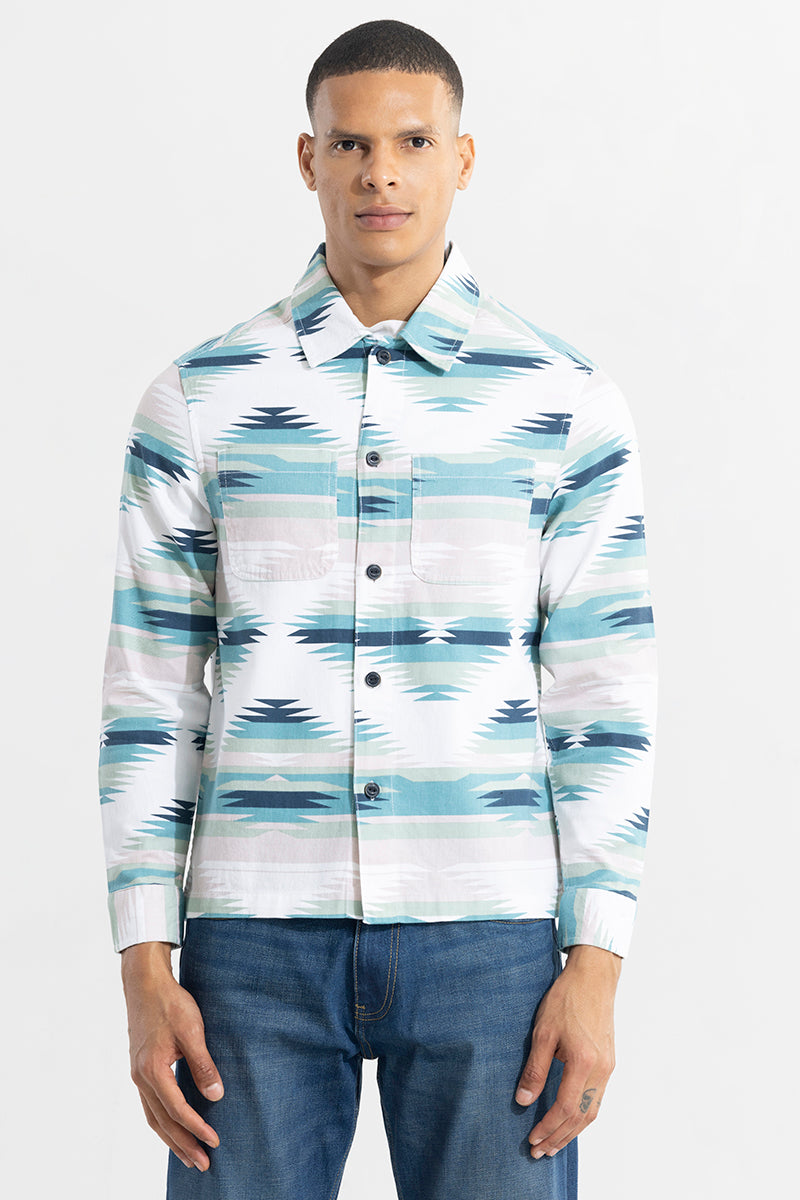 Sharpy Blue Overshirt