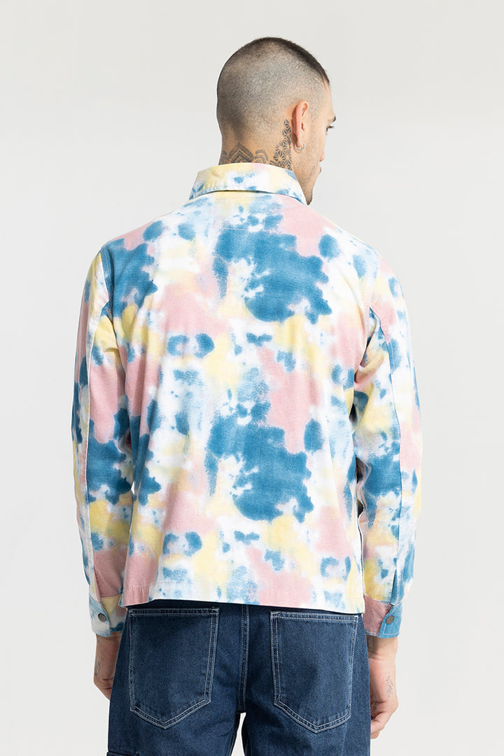 Colour Burst Blue Overshirt