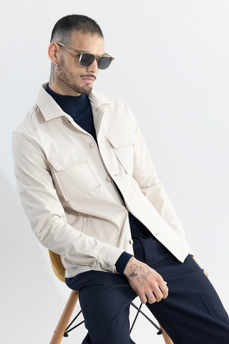 Shearling denim jacket - Men | Mango Man USA