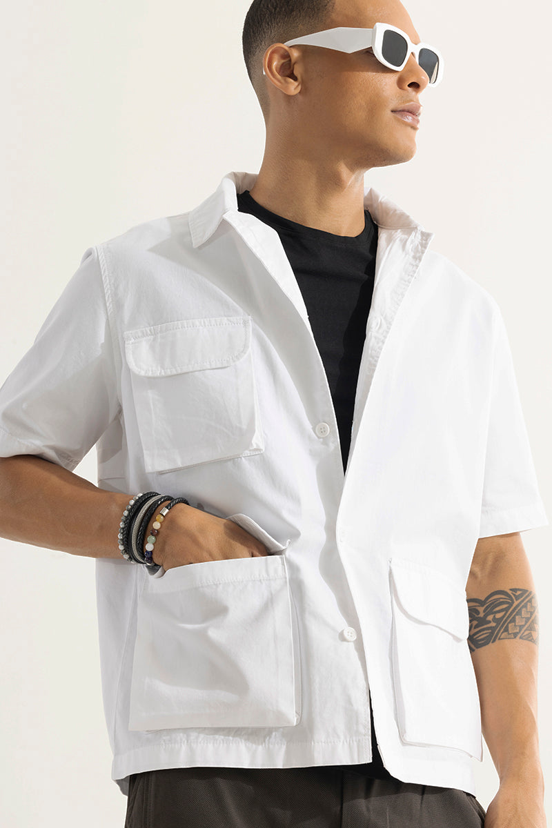 Triad White Overshirt