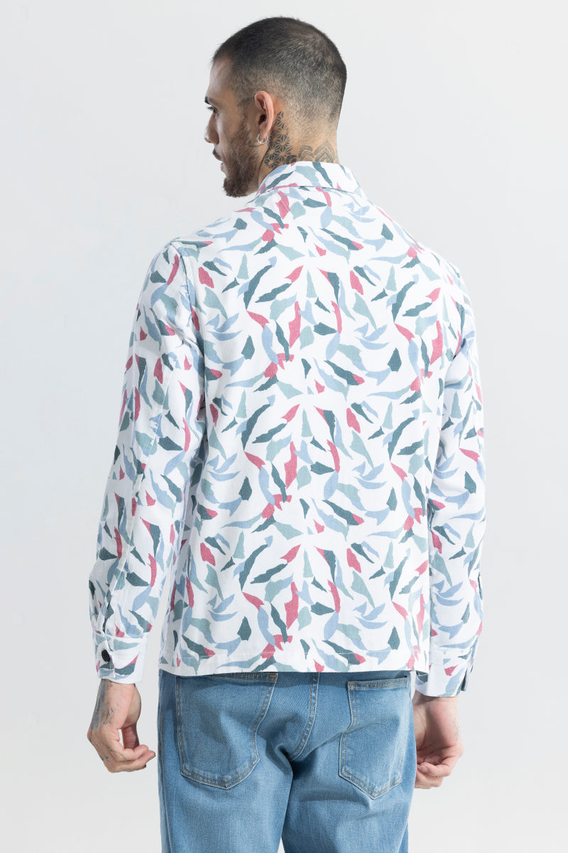 Shattered Design Pink Overshirt