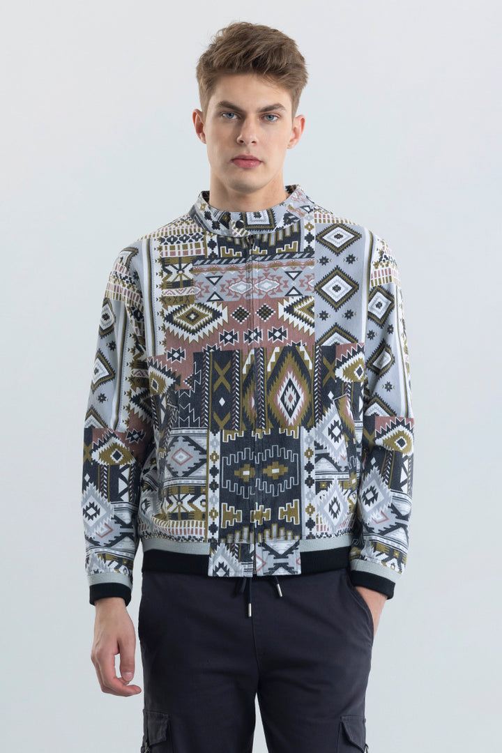 Gunnar Multicolour Geometric Jacket