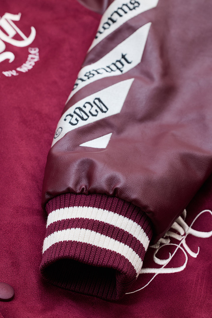 Legends Vandal Burgundy Varsity Jacket