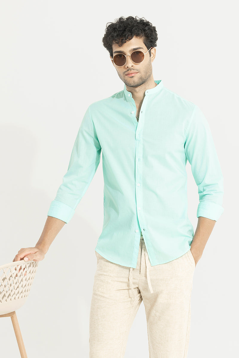 Breeze Aqua Green Shirt