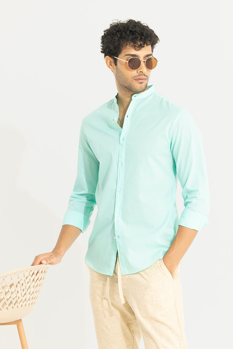 Breeze Aqua Green Shirt