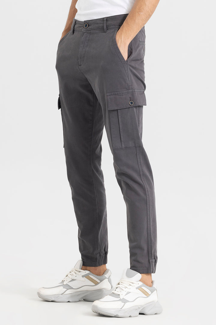 Steggi Ash Grey Cargo Pant