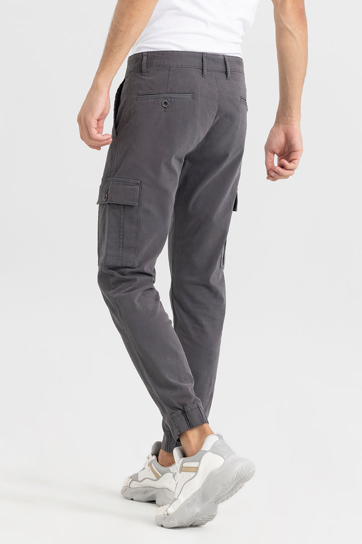 Steggi Ash Grey Cargo Pant