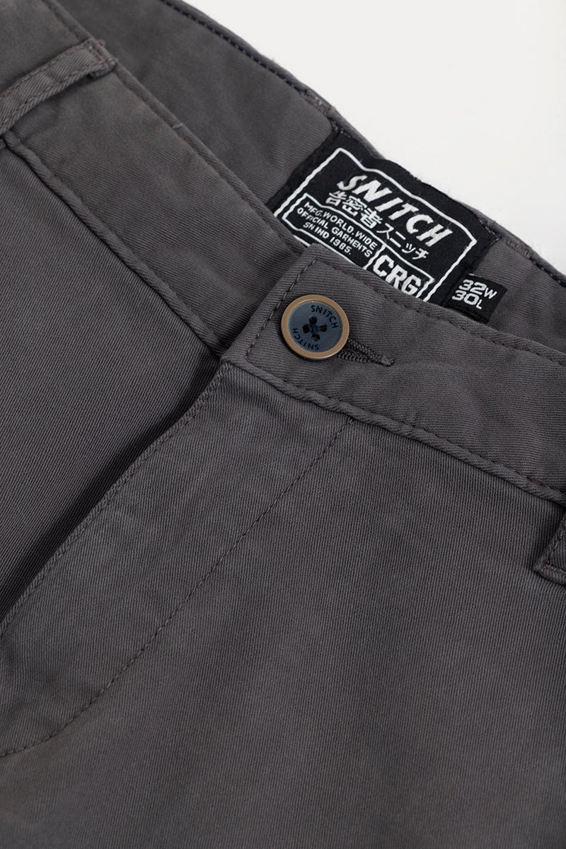 Steggi Ash Grey Cargo Pant