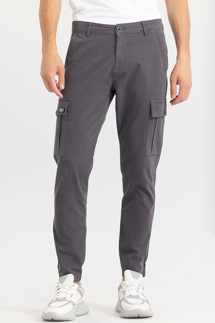 Steggi Ash Grey Cargo Pant