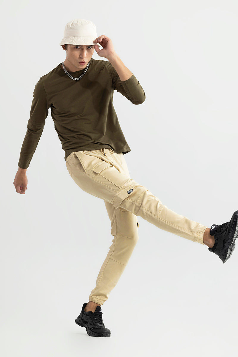 Boys' soft khaki cargo pants : buy online - Trousers, Jeans | DPAM  International Website