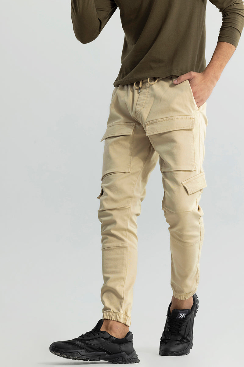 Soft denim Long Cargo pants | Shopee Singapore